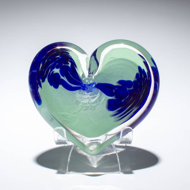 epiphany studios - Wholesale Paper Weight - Heart Paperweight - Pixie Stardust1