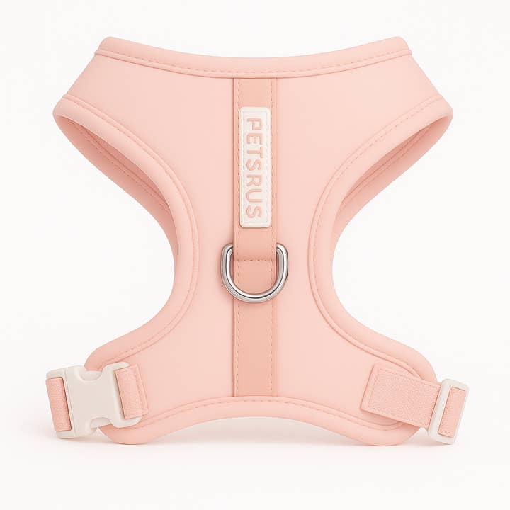 Adjustable No Pull Dog Harness Premium, Baby Pink for wholesale by PETsRUS