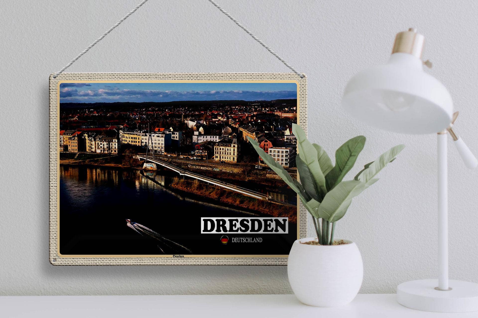 Femer - Wholesale Sign - Dresden Germany Pieschen 40 x 30 cm Tin Sign2