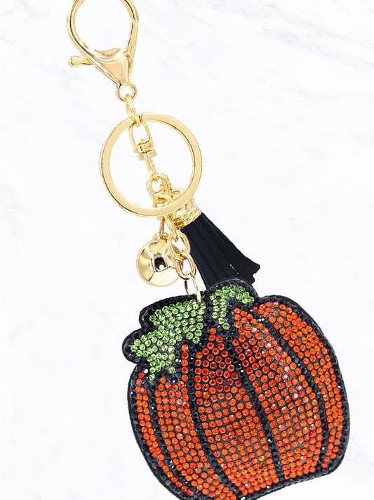Pumpkin Halloween Keychain for wholesale by Suzie Q USA