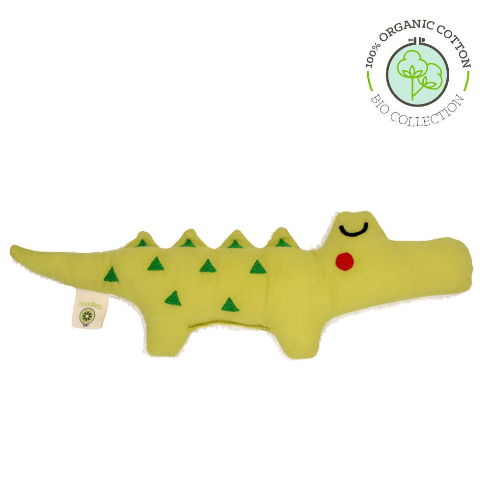 aPunt Barcelona - Wholesale Stuffed/Plush Toy - Kids & Baby - BIO Rattle Doll for Baby: CROCODILE2