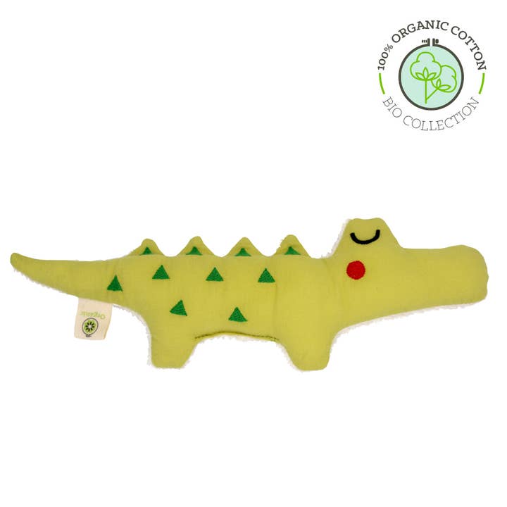 aPunt Barcelona - Wholesale Stuffed/Plush Toy - Kids & Baby - BIO Rattle Doll for Baby: CROCODILE2