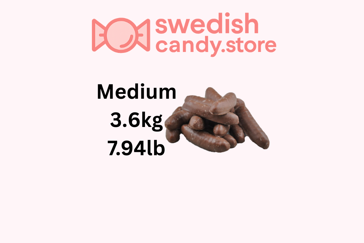 Swedish Candy.Store - Swedish Candy – Engroshandel Vingummi – Svensk slik-chokoladebanan 1,2 kg/2,65 lb1