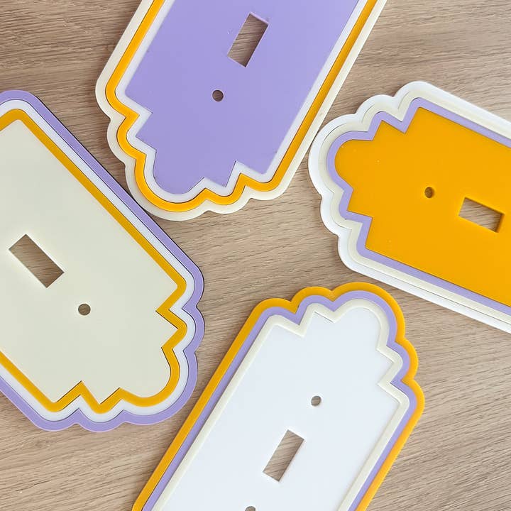 Whimsy Makers - Wholesale Light Switch Cover/Plate - Scalloped Light Switch Plate Cover / Outlet Cover