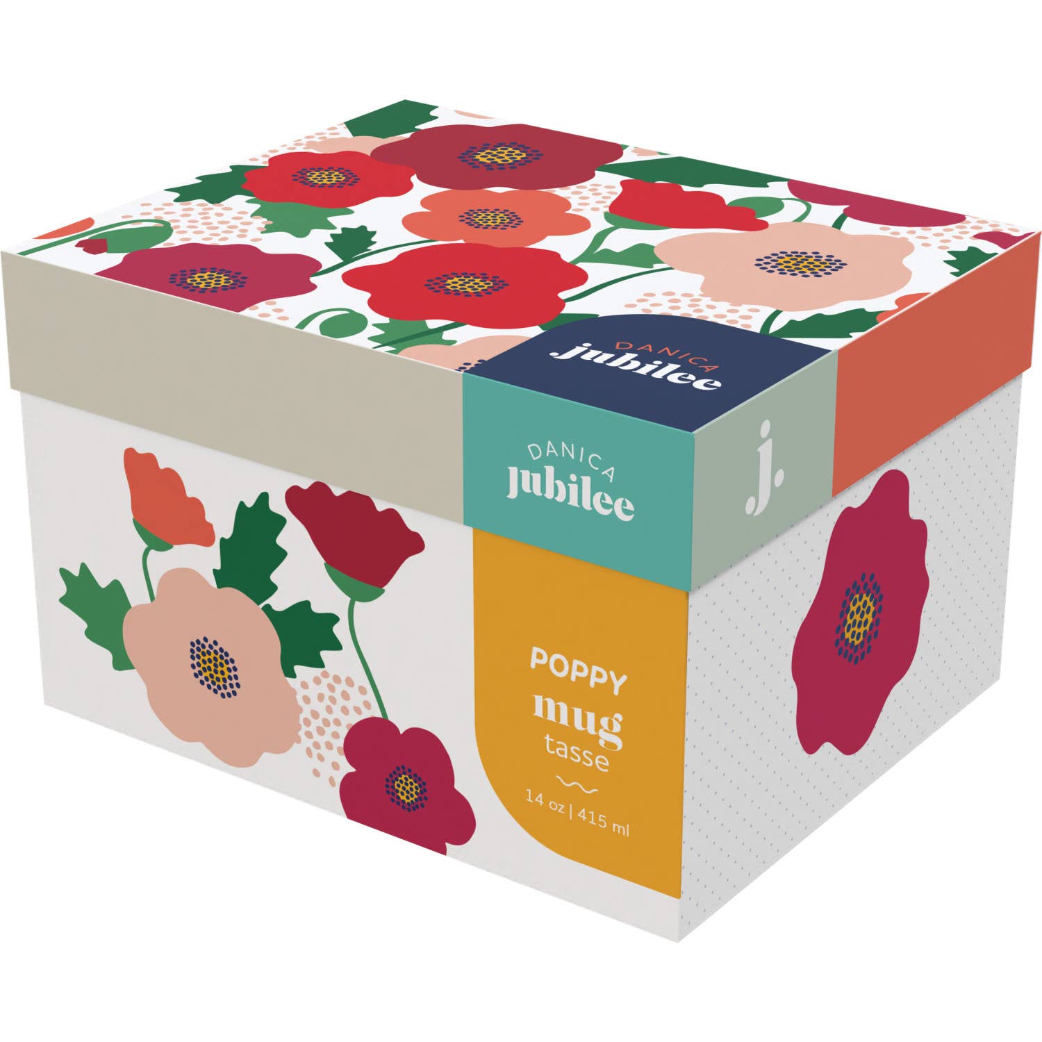 Danica Jubilee - Wholesale Coffee Mug - Poppy Mug in a Box1