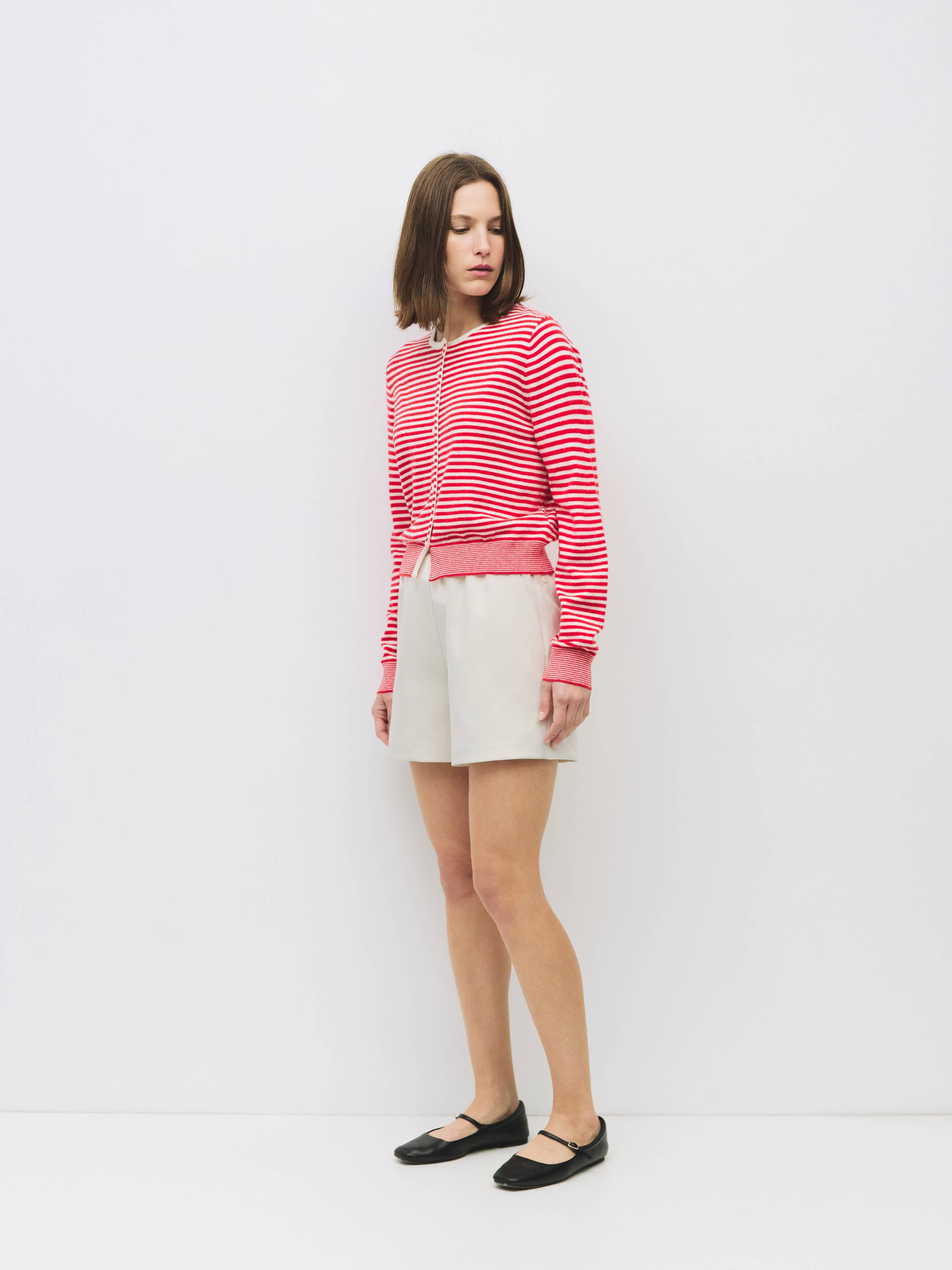 MOD REF - Wholesale Cardigan - Women's - The Montana Cardigan | Striped Button-Down Cardigan9