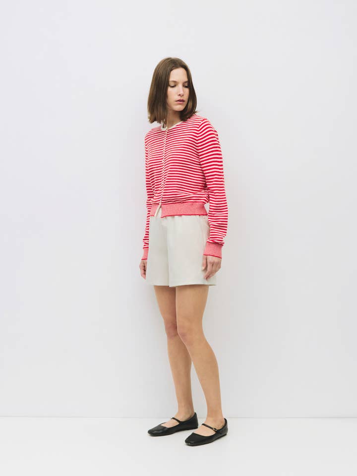 MOD REF - Wholesale Cardigan - Women's - The Montana Cardigan | Striped Button-Down Cardigan9