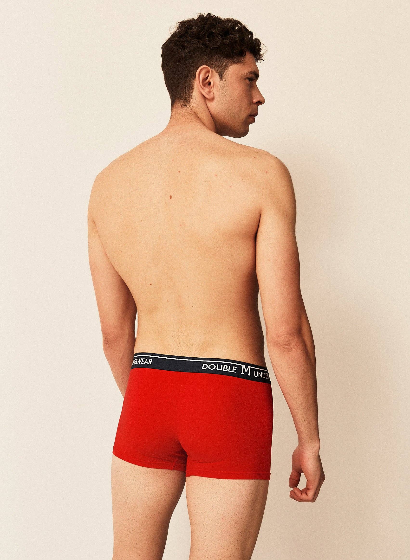 Double M - Wholesale Underwear - Men's - MEN'S BOXER SHORTS IN PLAIN COTTON3