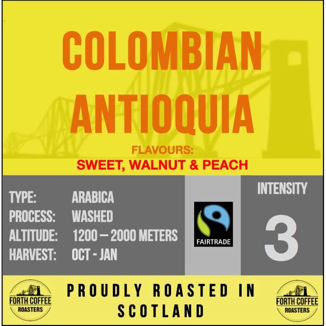 Forth Coffee Roasters - Wholesale Coffee Beans - Colombian Antioquia1