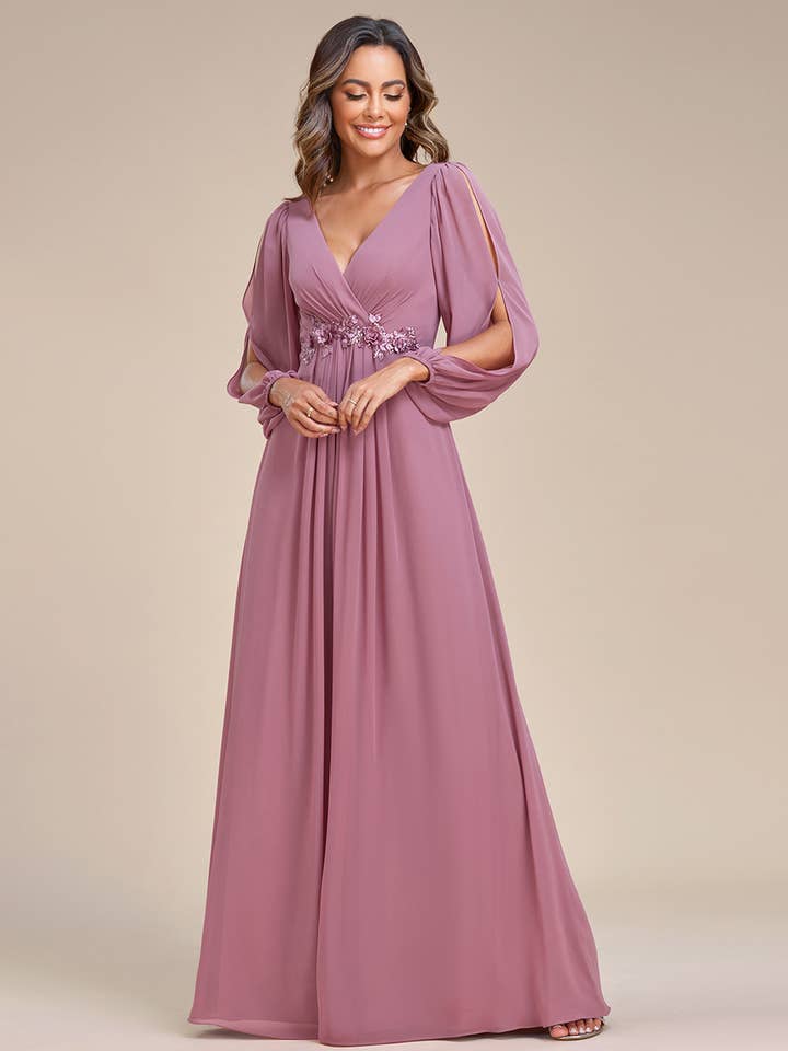 Ever-Pretty - Wholesale Gown – Women's - 2 Style Elegant Chiffon Bridesmaid Dress105