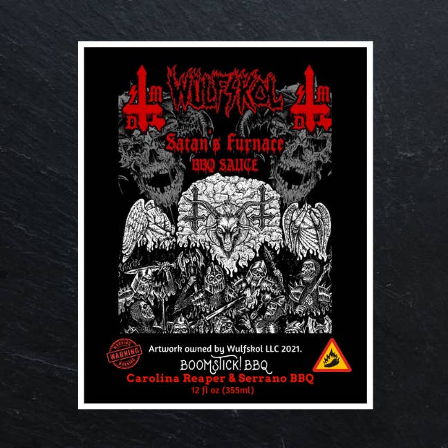Satan's Furnace BBQ Sauce for wholesale by Dead Darling Boutique