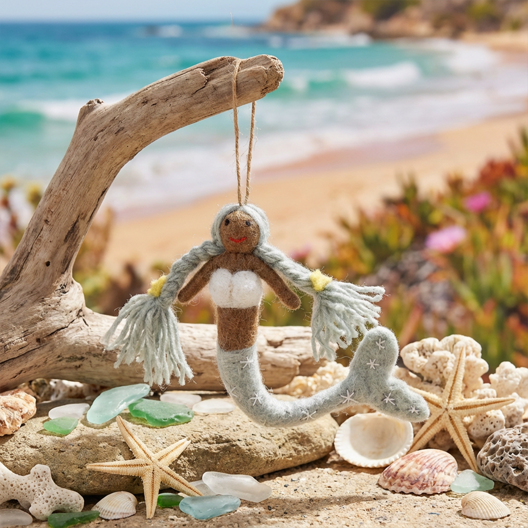 Felt So Good - Wholesale Ornament - Handmade Felt Magical Mermaids Hanging Decorations12