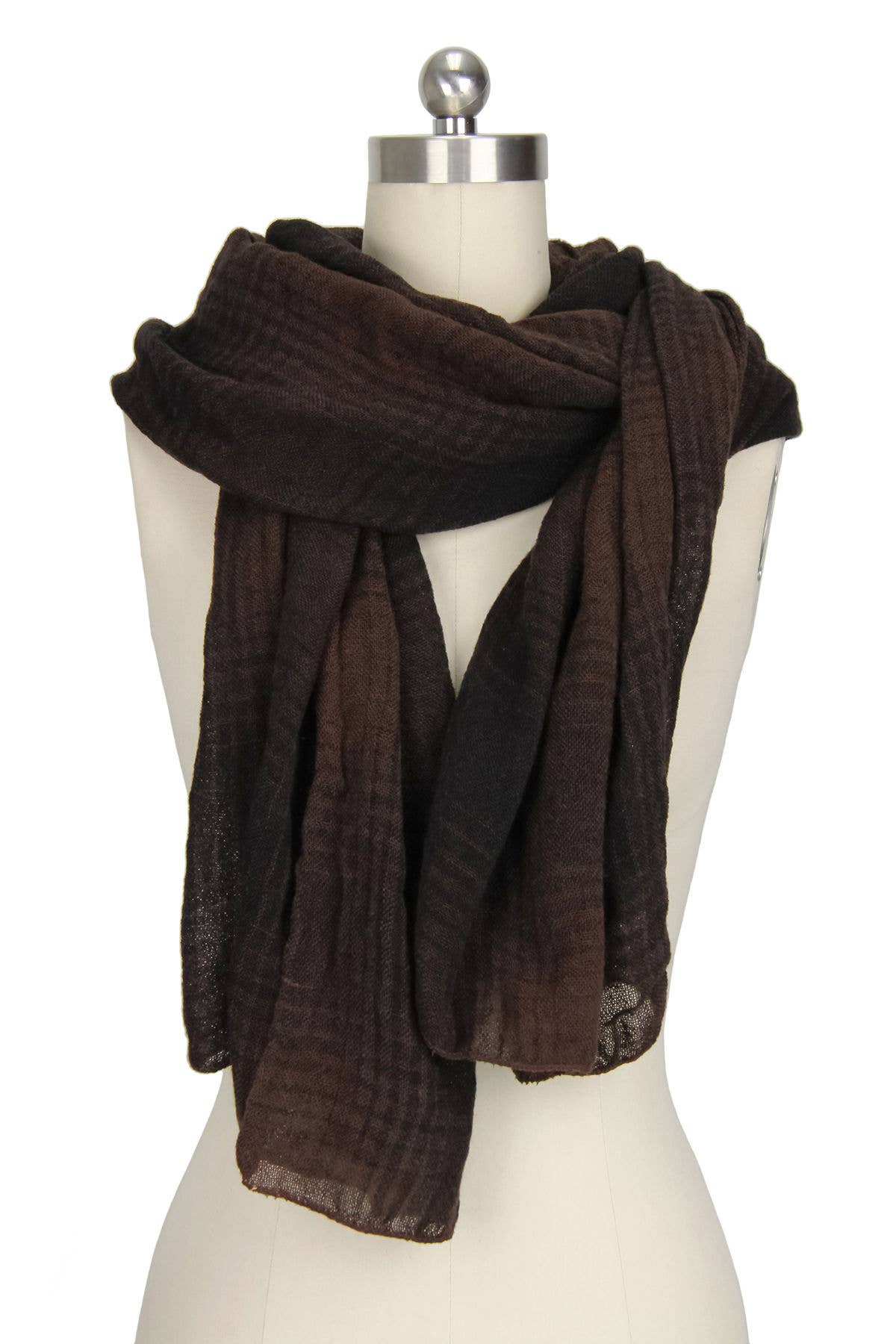 Veroma Gifts - Wholesale Scarf - Women's - Two Toned Faded Plaid Scarf8