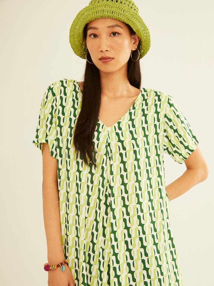 Mono Bred Grønne Ovale Former for engroshandel hos XANTIK