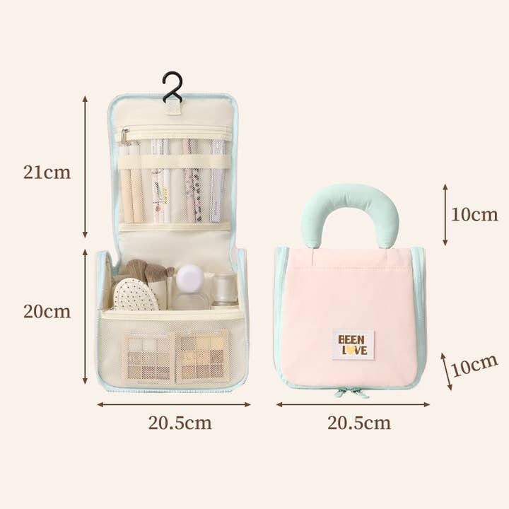 wandf - Wholesale Makeup/Cosmetic Bag - Customized Hanging Travel Toiletry Cosmetic Bag With Handle10