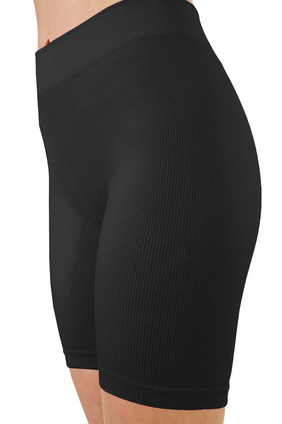 NIKIBIKI – Calções atléticos – Mulher por atacado – NB7545 - Shorts de motociclista com nervuras7