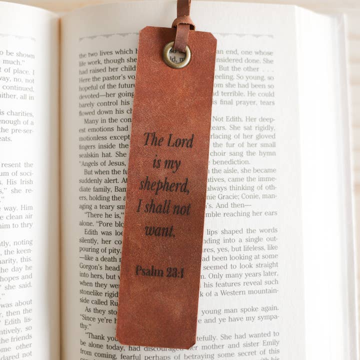 The Lord is my Shepherd Leather Bookmark and other Purchase wholesale local hardware. Free returns & net 60 terms on Faire trending on Faire.