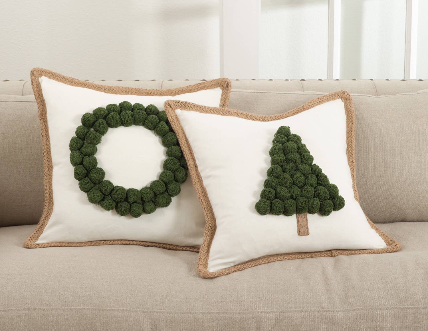 Juletræ Juledesign 18" kaskepude for engroshandel på Faire0