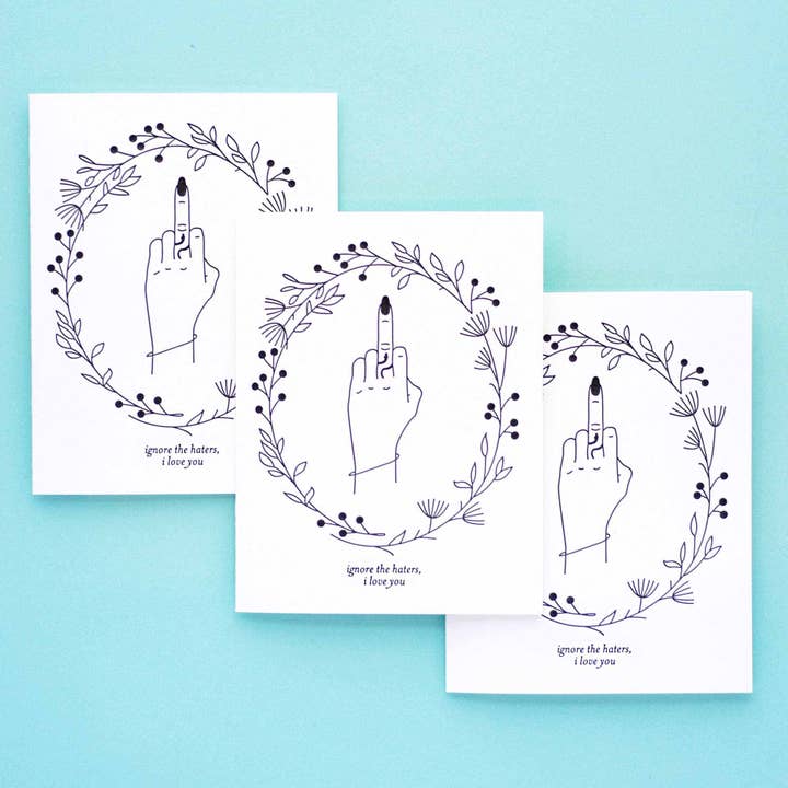 KB Paperie - Wholesale Love Card - Haters1