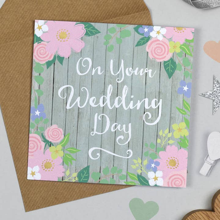 Michelle Fiedler Design – wholesale Wedding card – Sage Garden Wedding Day0