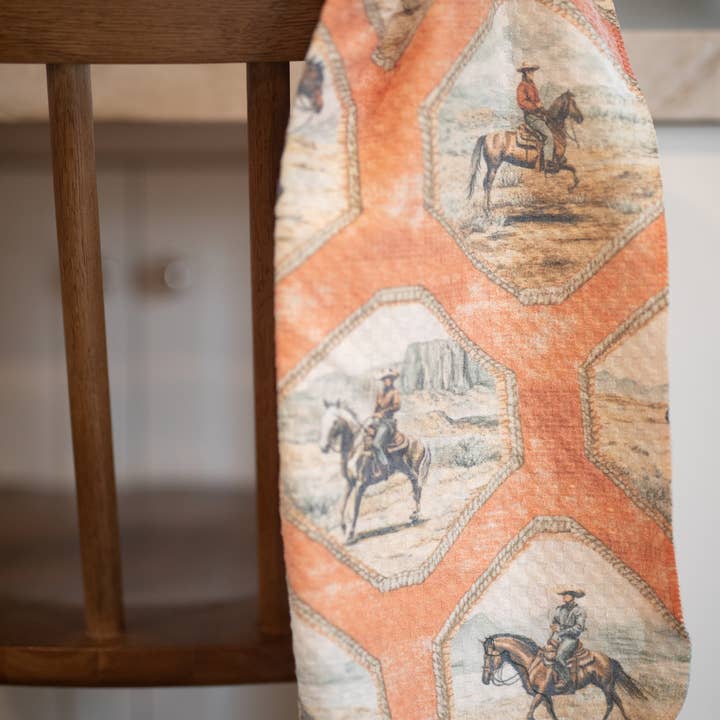 Loom Loom - Wholesale Tea Towel - Cowboy Frames2