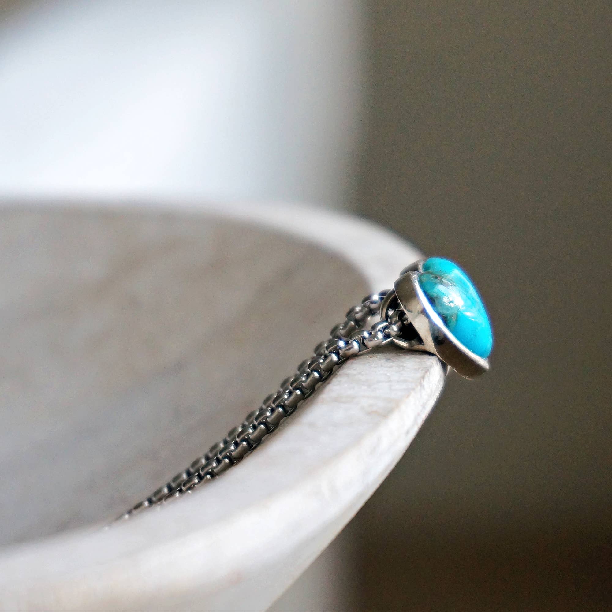 Sowell Jewelry – Engroshandel Halskæde med vedhæng – Turkis hjerte halskæde5