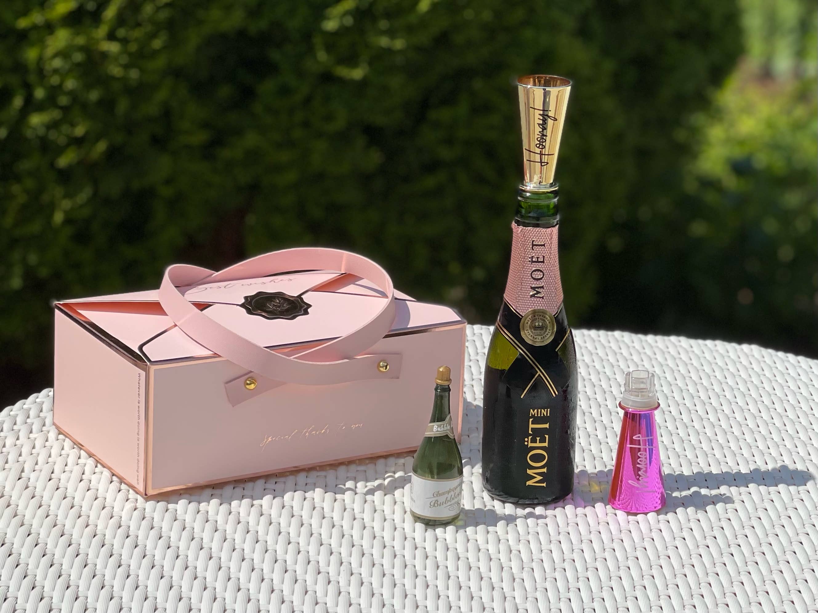 Frausto & Co. - Venta al por mayor Regalo para invitados - Champagne Sipper - Paquete de fiesta nupcial7