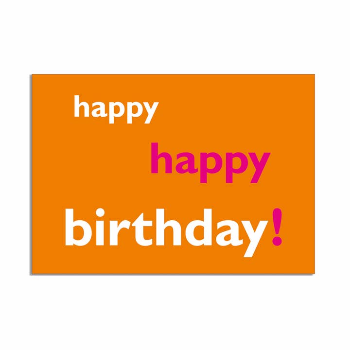 Cartão postal em frente, feliz aniversário por atacado de Langelütje