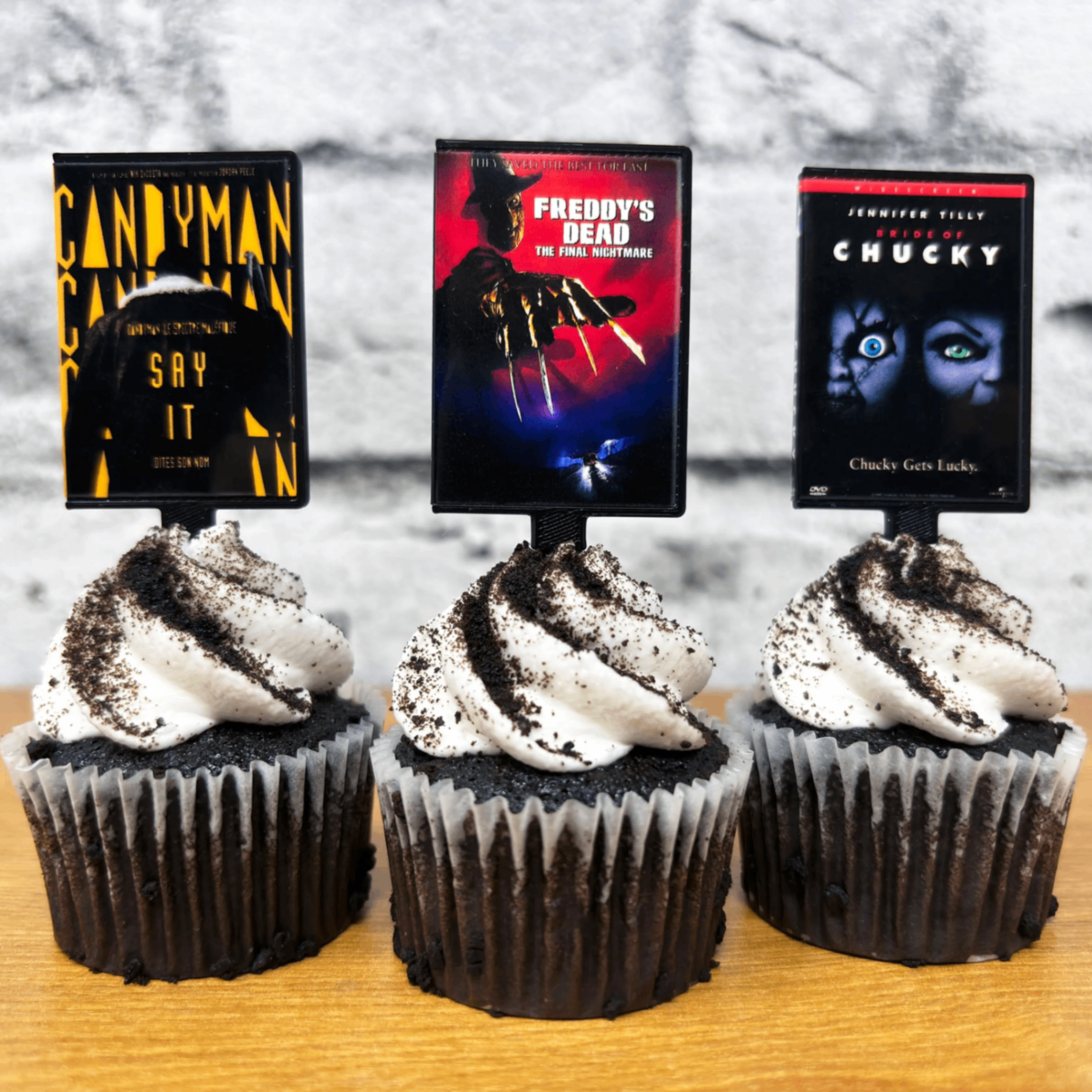 BitsyLabs - Wholesale Cake/cupcake topper - Horror Movies #-C Toppers (Small)4