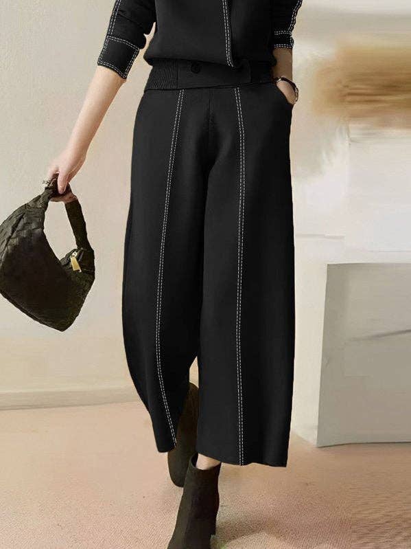 High Waisted Loose Split-Joint Pants Trousers and other Purchase Wholesale pull on pants. Free Returns & Net 60 Terms on Faire trending on Faire.