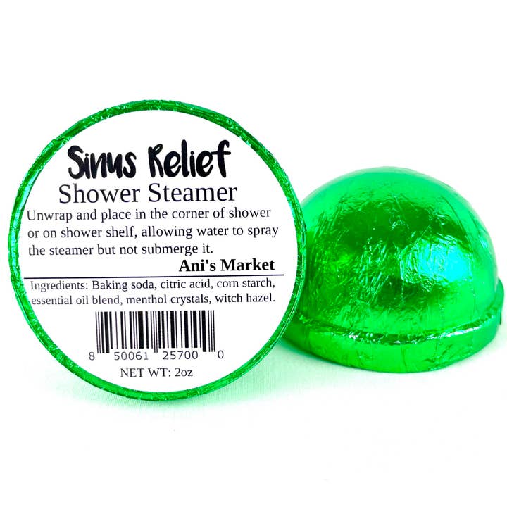 Ani’s Market LLC - Wholesale Shower Steamer/Bomb - Natural Essential Oil Shower Steamers/Bombs Handmade - Sinus