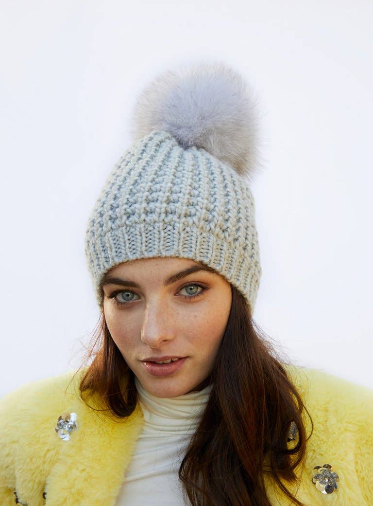 Kyi Kyi - Vente Bonnet – femme - Fourrure de renard classique - Couleurs de base13