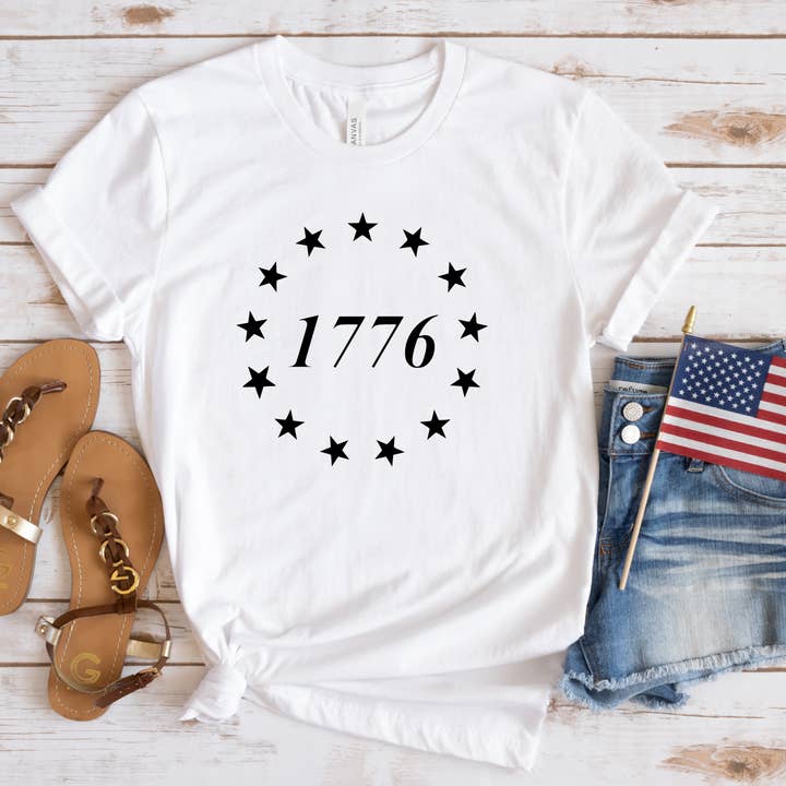 "1776" Tee for wholesale by Patriotic Threads