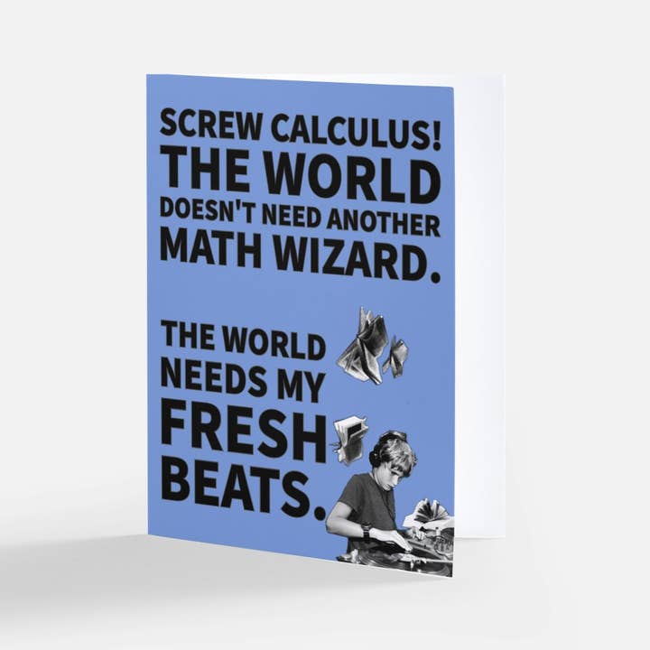 Screw Calculus! The world doesn't need another for wholesale by Very Funny Vintage by Weird & Wrong