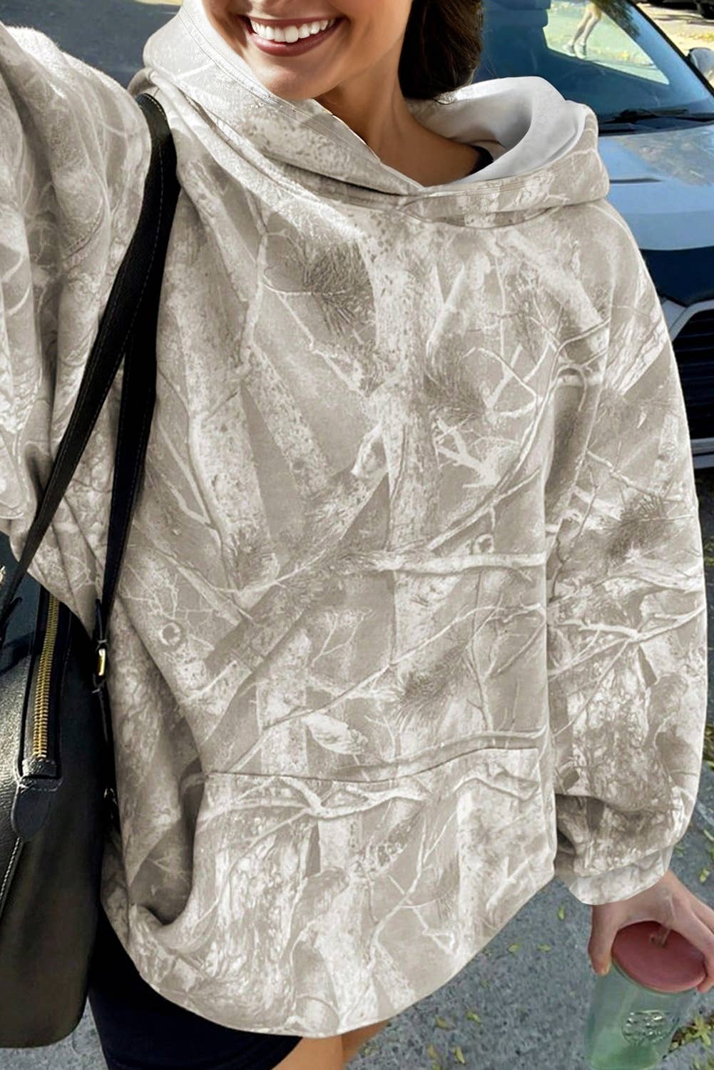 FASHION BLVD - Wholesale Hoodie - Women's - FB Camo Kangaroo Pocket Drop Shoulder Hoodie5