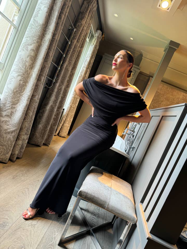 Atom Label - Vente Robe – femme - Robe STOCK Platinum noire7