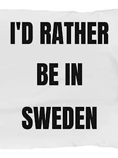 Taie d'oreiller Sweden, Sweden Gifts pour la vente par CustomHappy