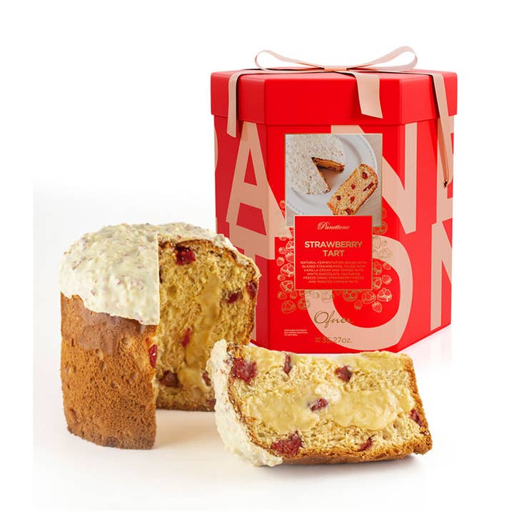 OFNER STRAWBERRY TART PANETTONE - Crème-filled 35.27 oz for wholesale by OFNER AMERICAS