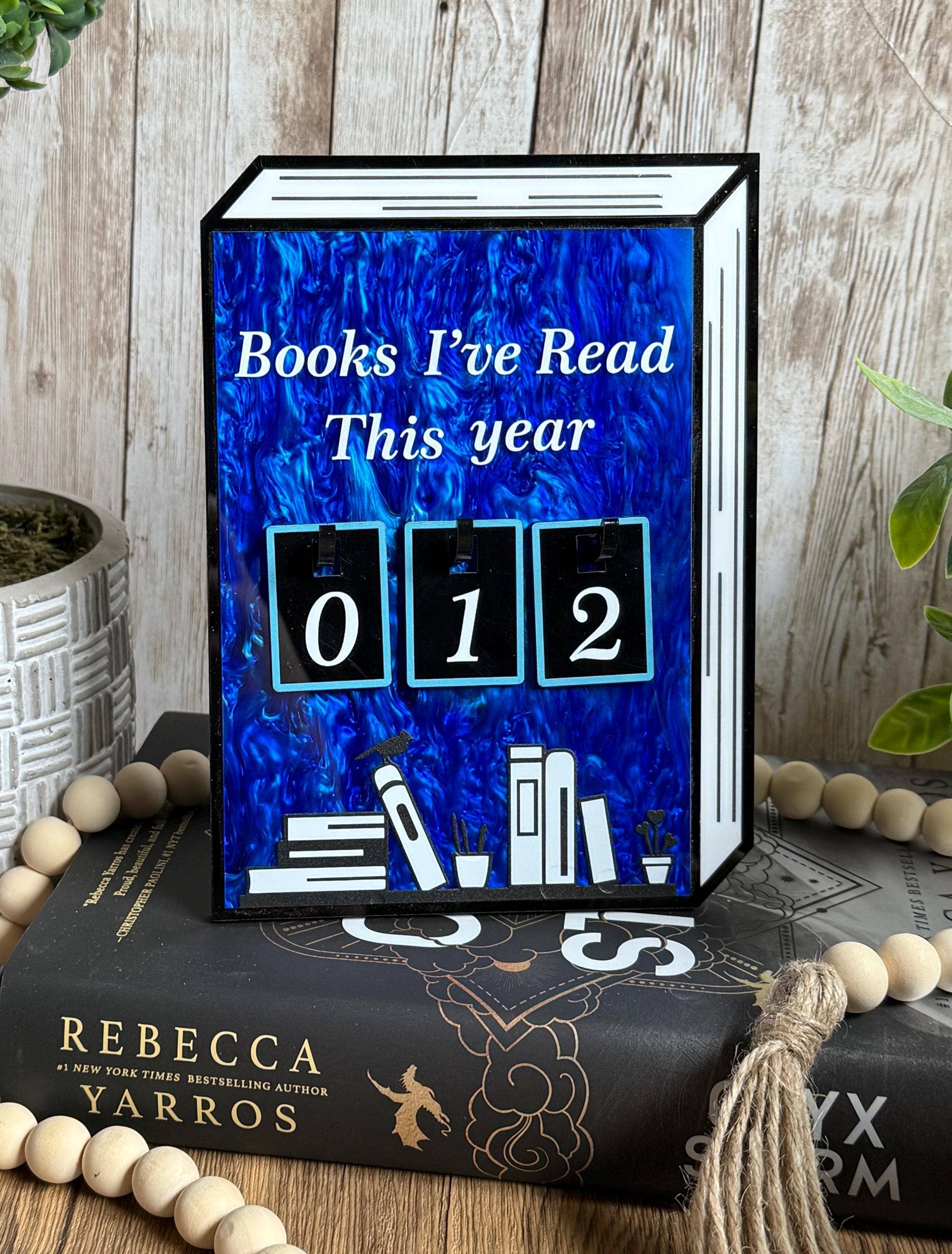 Briar layne - Wholesale Bookcase - Acrylic Yearly Book Counter for Bookshelf Decor 3