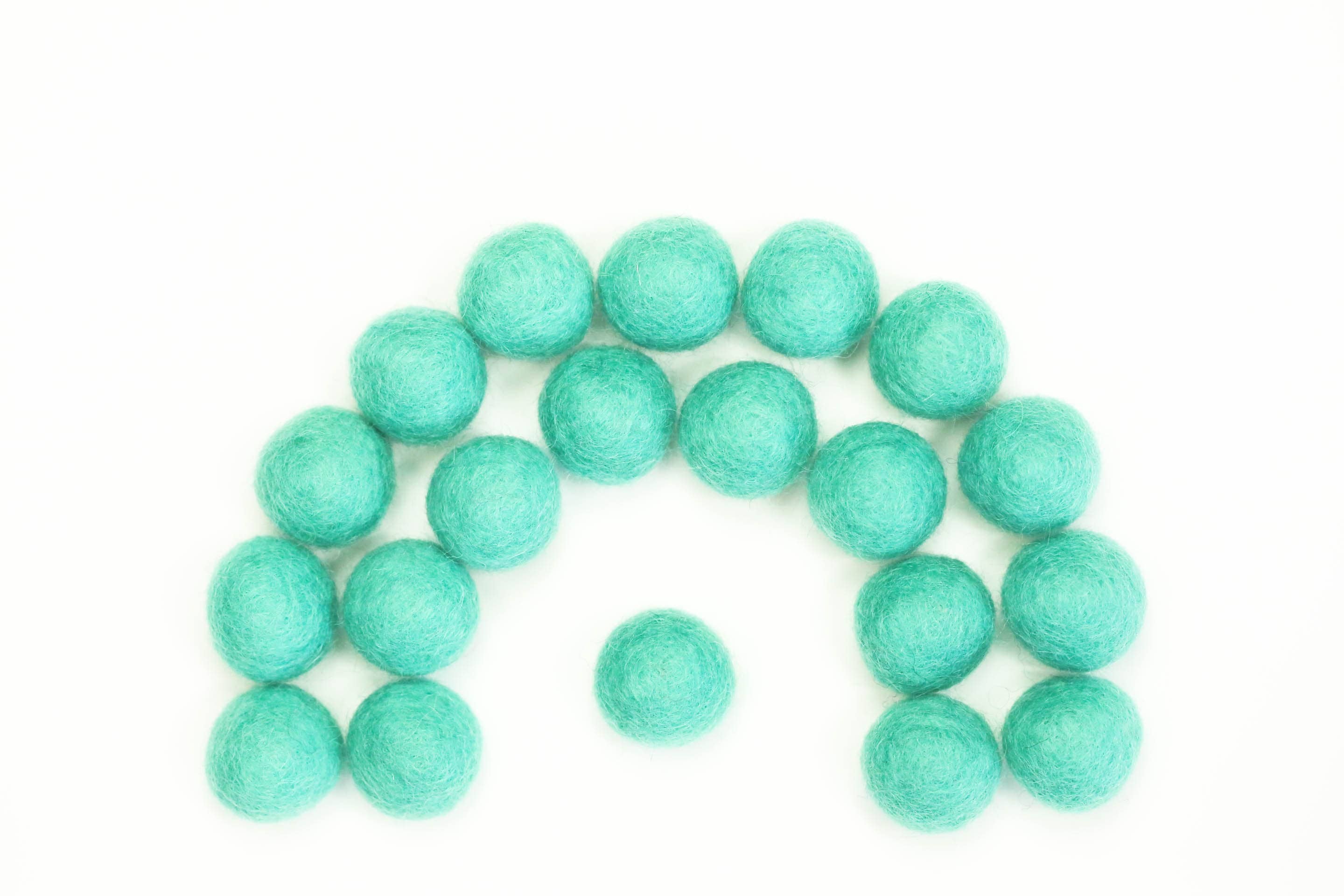 The Felt Pod - Wholesale Craft Supplies - 2.5 cm Felt Balls 100 Pieces -for DIY Garland Wool Beads13