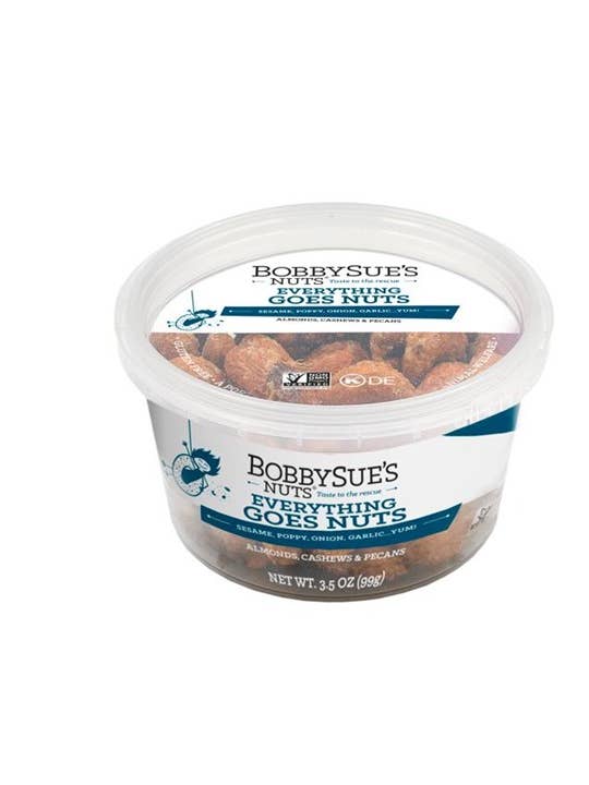 Everything Goes Nuts 3.5oz Cup for wholesale by BobbySue's Nuts
