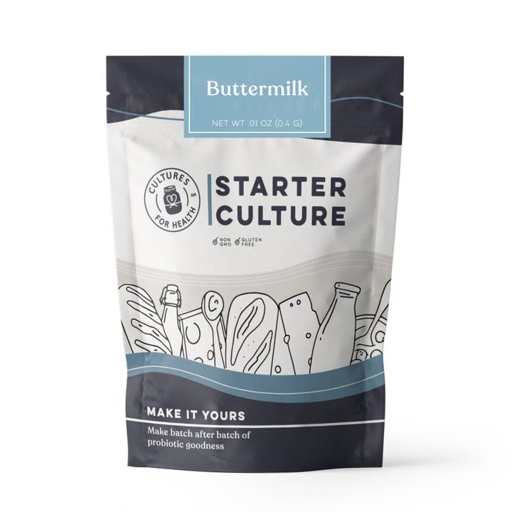 Cultures for Health - Wholesale DIY Food Kit - Buttermilk Starter (8 Count Case Pack)