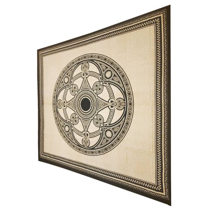 Tapetes de decoración de pared grandes con diseño de patrones geométricos para venta al por mayor de Wild Lotus