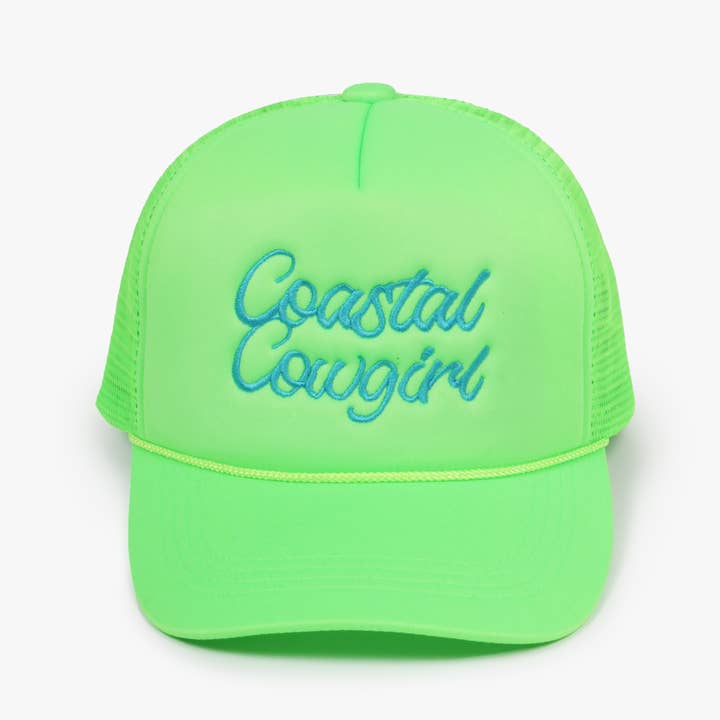 David And Young - Wholesale Trucker Hat - Women's - WESTERN Coastal Cowgirl Embroidery Mesh Back Trucker4