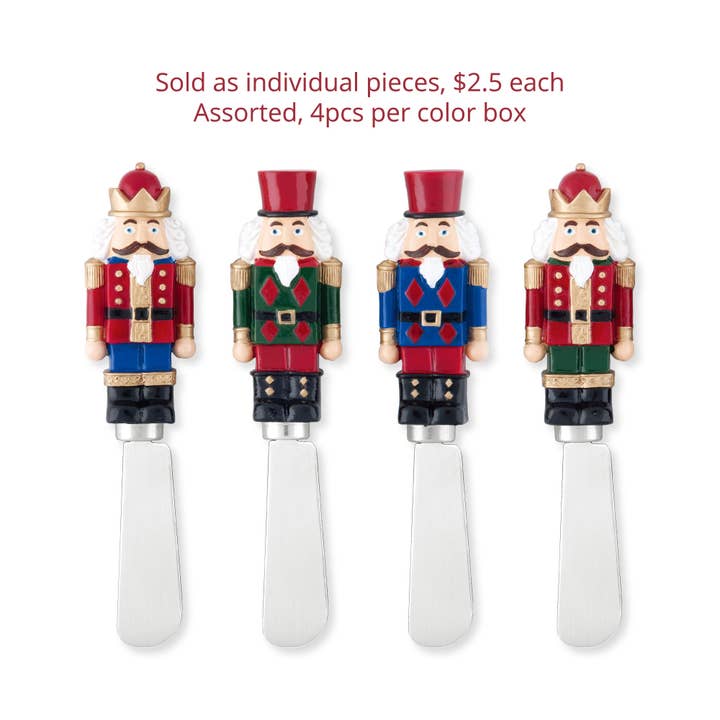Supreme Housewares - Wholesale Cheese Spreader - Nutcrackers Polyresin Cheese Spreader