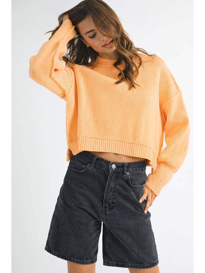 AEMI + CO – Engroshandel Pullover - Dame – AEMI + CO Regina sweater med boxy og let cropped pasform63