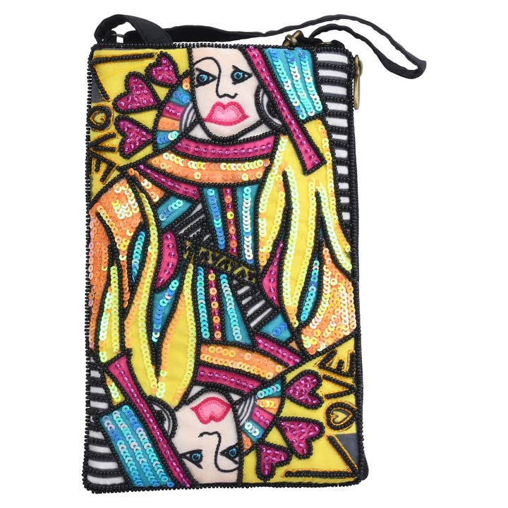 Bolso Club Reina de Corazones de Sarah Walters / Bolso Bandolera para venta al por mayor de Bamboo Trading Company