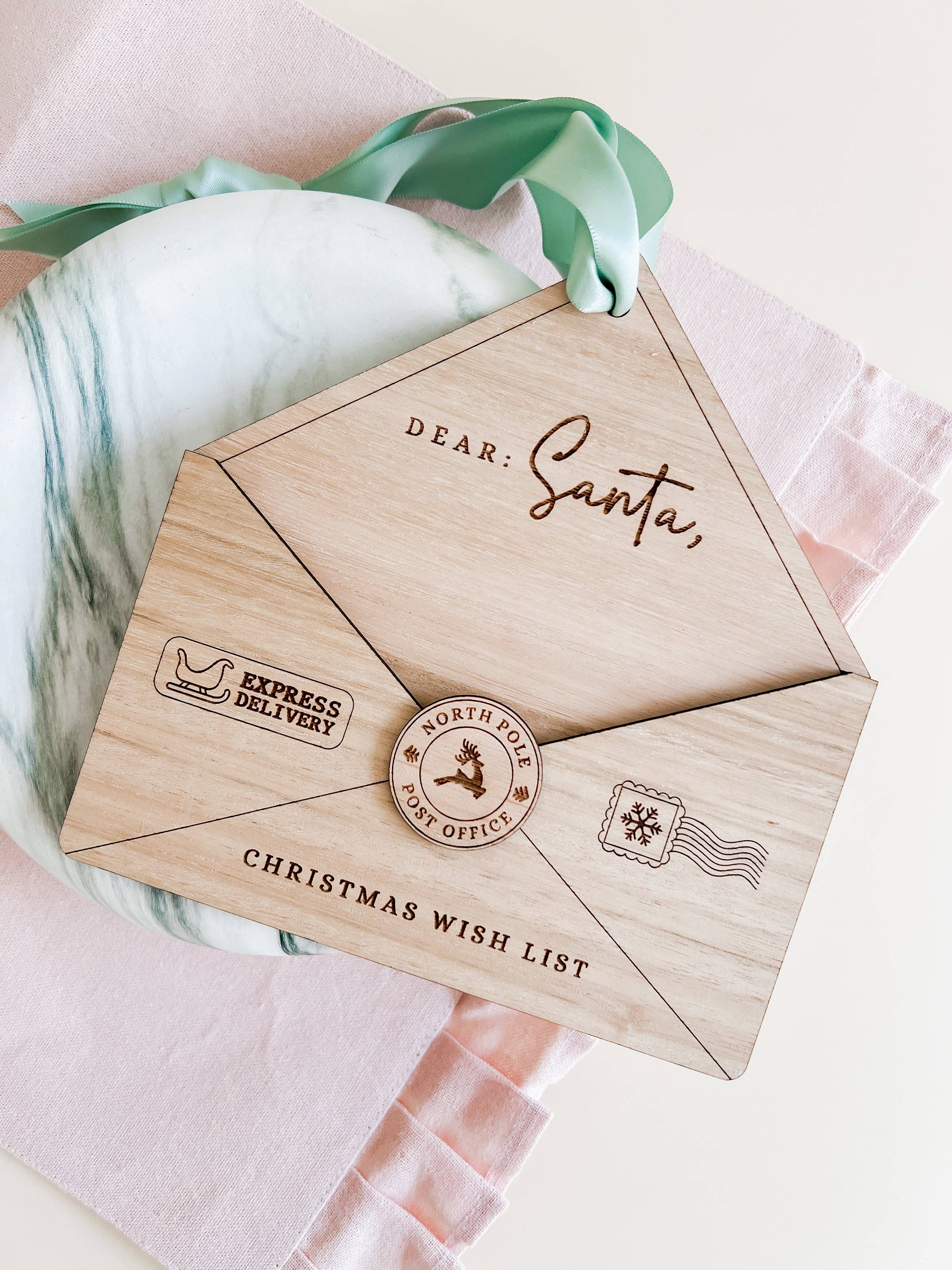 Little Rabbit Lane - Wholesale Ornament - Wish List Envelope Ornament2