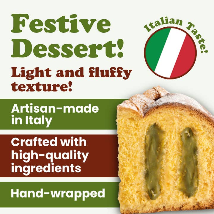 Food To Live – wholesale Cake – Italian Pistachio and Chocolate Panettone - by Food to Live4