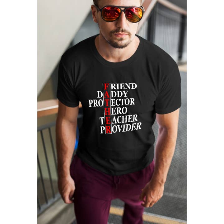 T-SHIRT FATHER GRAPHIC POUR HOMME pour la vente par HUENIQ